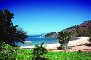 praia deserta