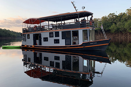 Roteiro Ecobarco na Amazônia  - Cruzeiro Evasão - 4 Noites 