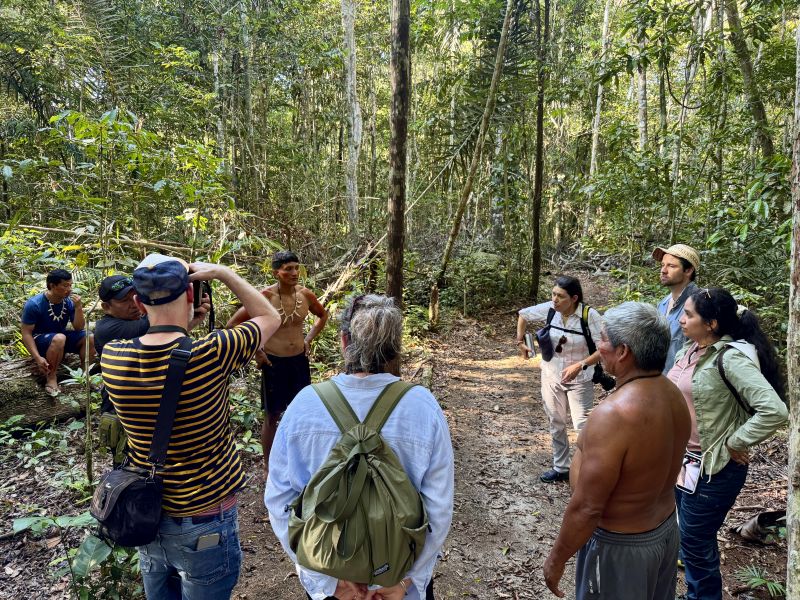 Community based tourism experience on the Rio Negro, Amazonas