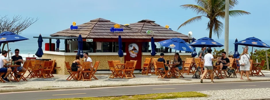 Kiosks in Recreio dos Bandeirantes - Tô na praia Beach Club
